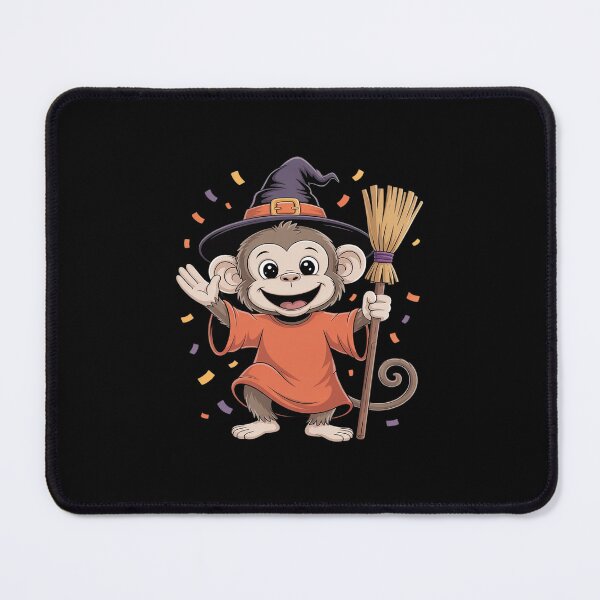 Item preview, Funny Monkey Witch Halloween designed and sold by Idarmotar.