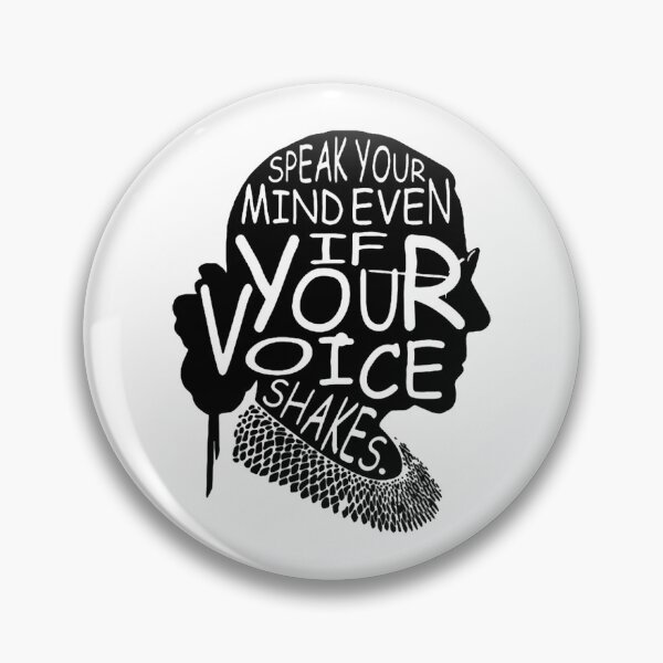 Item preview, Ruth Bader Ginsburg Speak Your Voice designed and sold by Ashackenna.