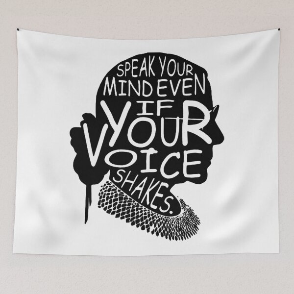 Item preview, Ruth Bader Ginsburg Speak Your Voice designed and sold by Ashackenna.