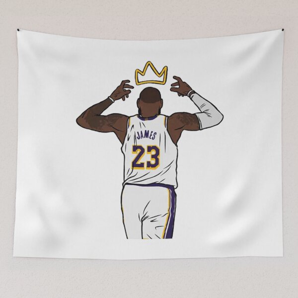 Item preview, LeBron James Crowns Himself T-Shirt designed and sold by AlanWhitefoot.