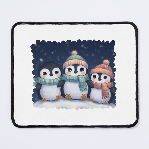 Item preview, Cute Christmas Baby Penguins designed and sold by Rangmanch.