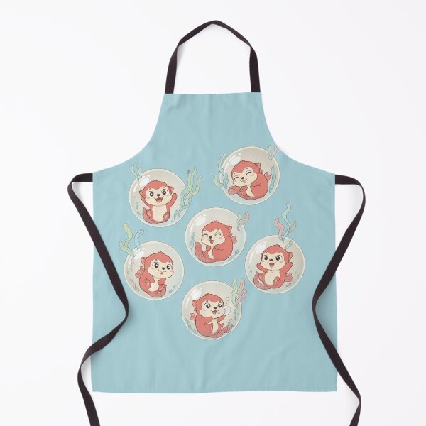 Item preview, Cute Kawaii Sea Otter in Bubbles – Adorable Ocean Animal Illustration designed and sold by RosetteArtists.