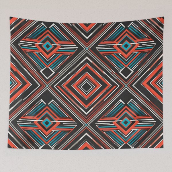 Item preview, Neon Grid Diamonds designed and sold by Kaleidoscope Print.