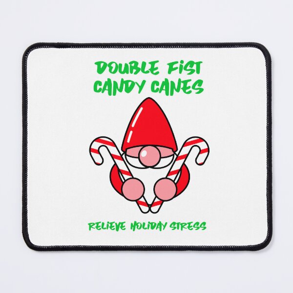 Item preview, Double Fist Candy Canes Relieve Holiday Stress designed and sold by SavvyVacationer.