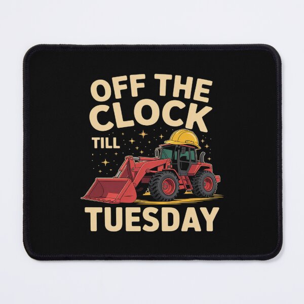 Item preview, Funny Off Duty Construction Worker Long Weekend designed and sold by Jadiantukora.