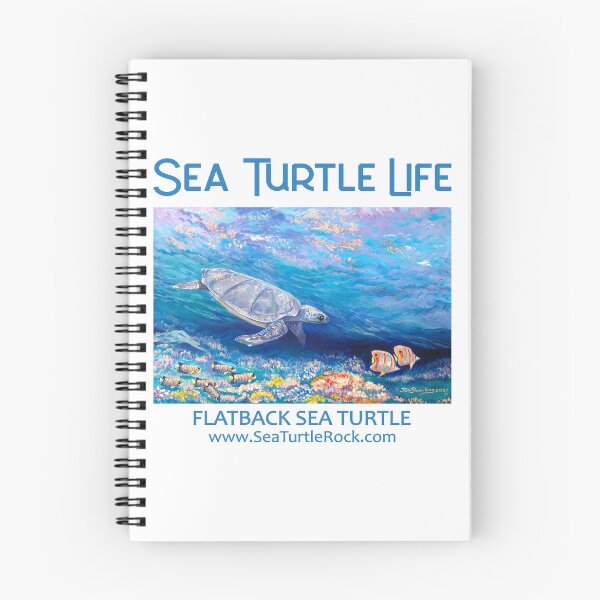 Item preview, Sea Turtle Life Flatback Sea Turtle designed and sold by SeaTurtleRock.