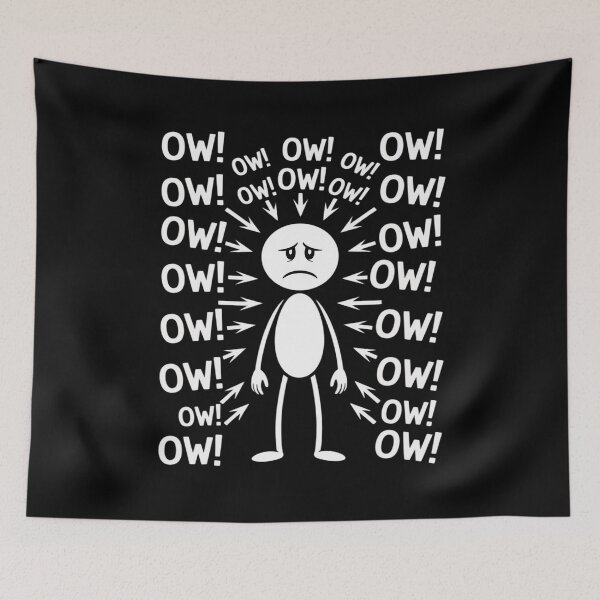 Item preview, Funny Ow Ow Ow Character designed and sold by Jadiantukora.