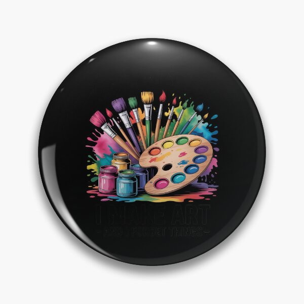Item preview, Funny Painter Quote I Make Art and I Forget Things Painting designed and sold by Jadiantukora.