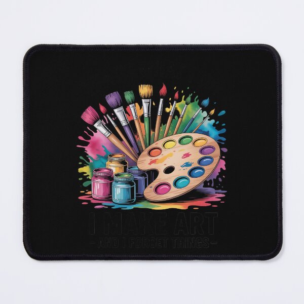 Item preview, Funny Painter Quote I Make Art and I Forget Things Painting designed and sold by Jadiantukora.