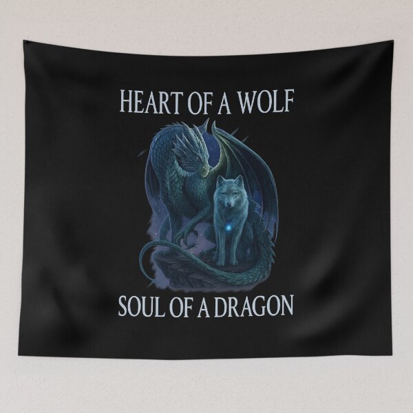 Item preview, Heart of a Wolf, Soul of a Dragon designed and sold by PdliazM.