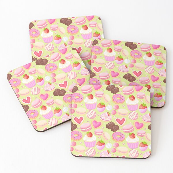 Item preview, Valentine Bakery Treats Pattern designed and sold by KJackArtwork.