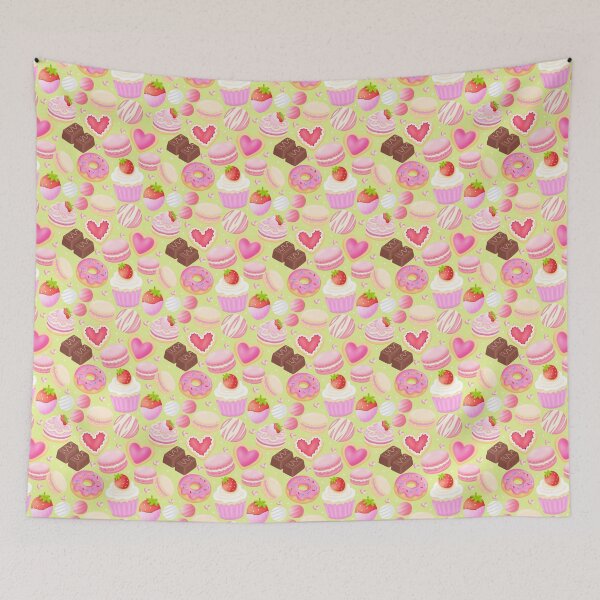 Item preview, Valentine Bakery Treats Pattern designed and sold by KJackArtwork.