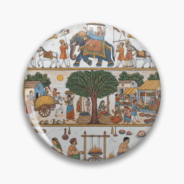 Item preview, Royal Procession and Village Harmony Scene designed and sold by digisetumedia.