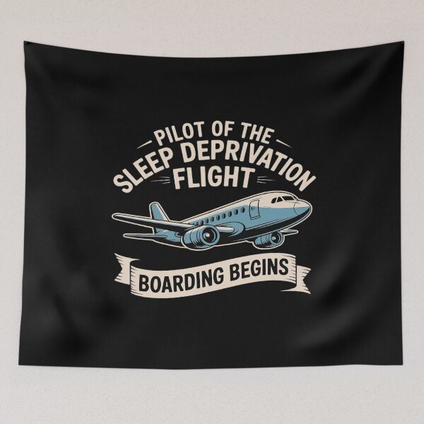 Item preview, Funny Pilot of the Sleep Deprivation Flight Dad designed and sold by Jadiantukora.