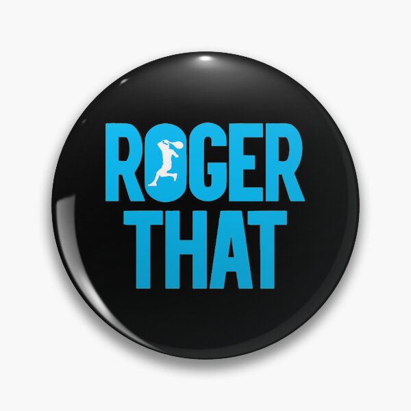 Item preview, Roger Federer Blue Text Logo designed and sold by Primrosele.