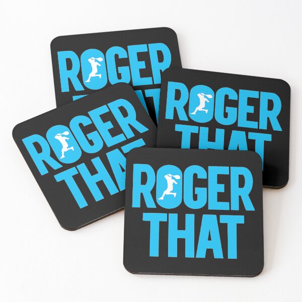 Item preview, Roger Federer Blue Text Logo designed and sold by Primrosele.
