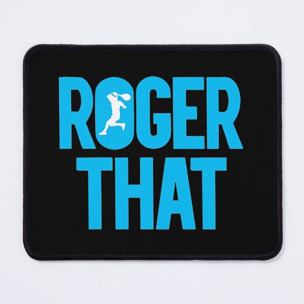 Item preview, Roger Federer Blue Text Logo designed and sold by Primrosele.