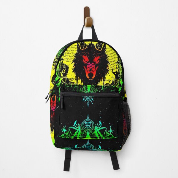 Item preview, Neon Baphomet Wolf – Dark Gothic Abstract designed and sold by Neer arts.