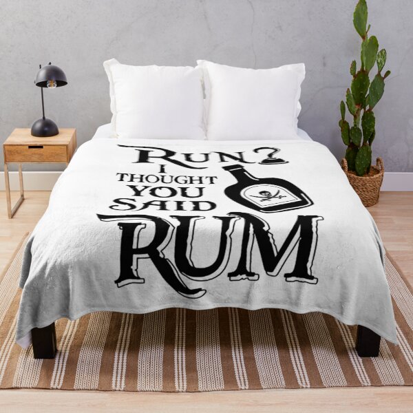 Item preview, Run I Thought You Said Rum T-Shirt designed and sold by WarrenyButlin.