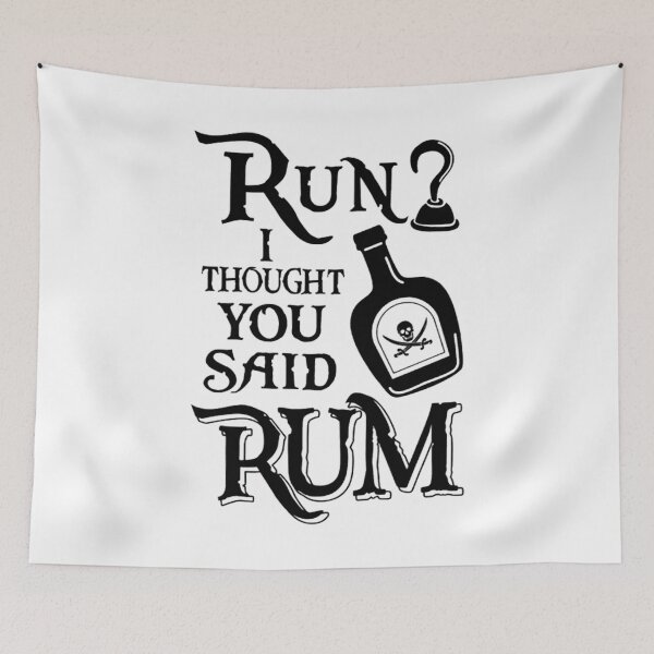 Item preview, Run I Thought You Said Rum T-Shirt designed and sold by WarrenyButlin.