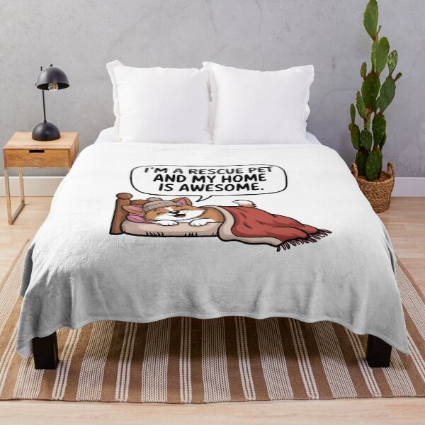 Item preview, I’m a Rescue Pet and My Home Is Awesome – Cute Adopt Don’t Shop designed and sold by CuteDesignables.