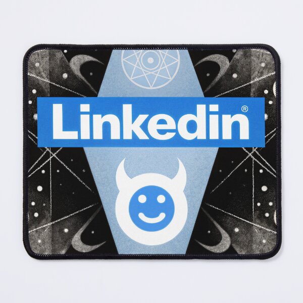 Item preview, L1nked1n: The Devil’s Network – Satirical Corporate Art designed and sold by RelaxingDreams.