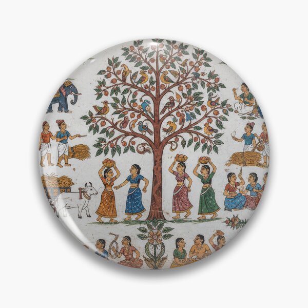 Item preview, Harmony of Rural Life Under the Tree designed and sold by digisetumedia.