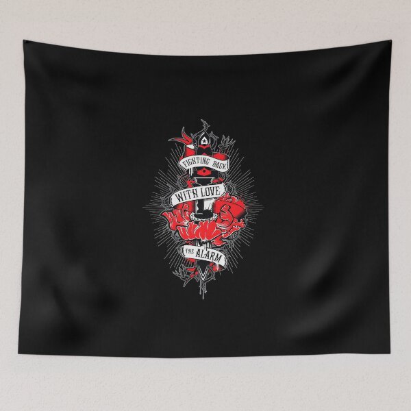 Item preview, The Alarm – Fighting Back With Love Rock Poster Design designed and sold by Lexie Reed.