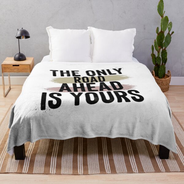 Item preview, The Only Road Ahead Is Yours – Motivational Quote Design designed and sold by Kavya Art.