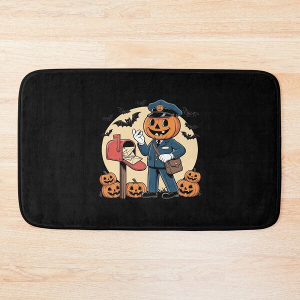 Item preview, Funny Pumpkin Mailman Postal Delivery Halloween Look designed and sold by petrichorsworld.