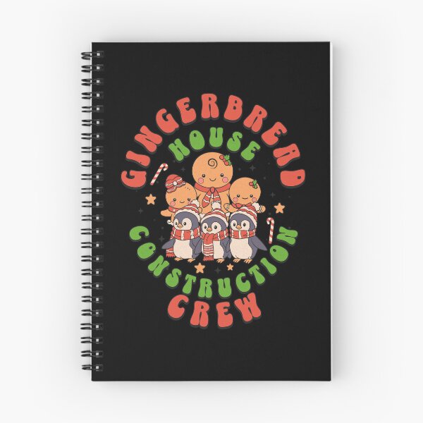 Item preview, Gingerbread House Construction Crew – Penguin Helpers Edition designed and sold by dudelinart.