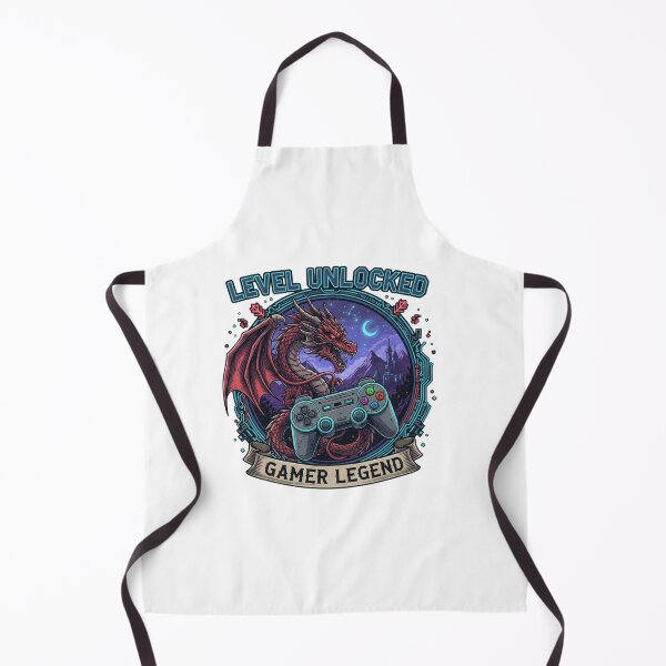 Item preview, Level Unlocked: Gamer Legend Dragon & Controller Fantasy Gaming Design designed and sold by Sushikidsntoddlers.