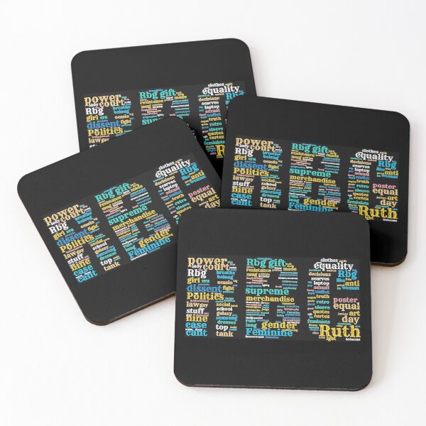 Item preview, Ruth Bader Ginsburg Text Word Pattern designed and sold by Ashackenna.