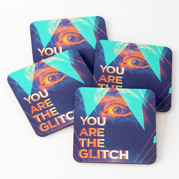 Item preview, You Are the Glitch – Psychedelic Minimalist Art for the Unfiltered Soul designed and sold by RelaxingDreams.