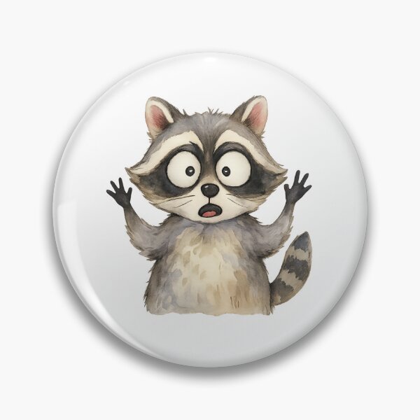 Item preview, A bewildered raccoon designed and sold by unique0703.