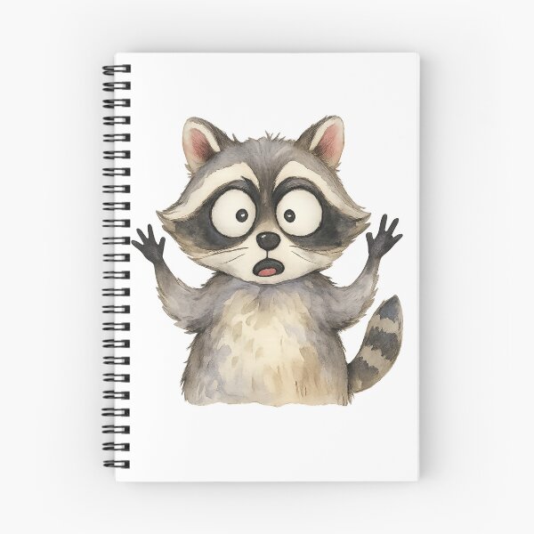 Item preview, A bewildered raccoon designed and sold by unique0703.