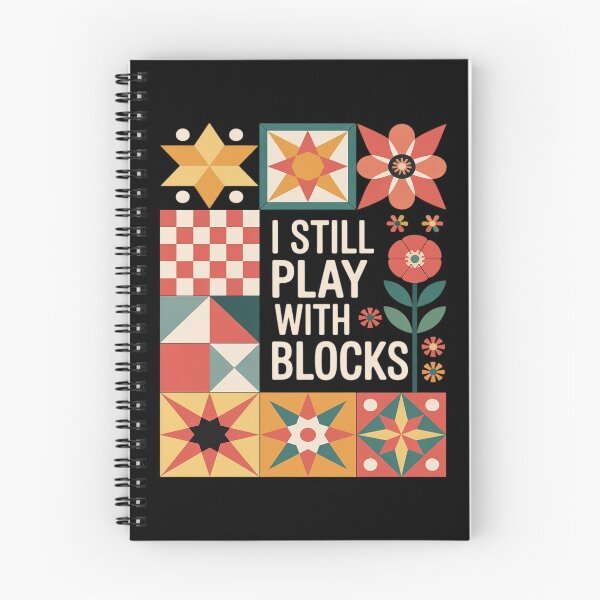 Item preview, Funny Quilting I Still Play With Blocks Quilting designed and sold by petrichorsworld.