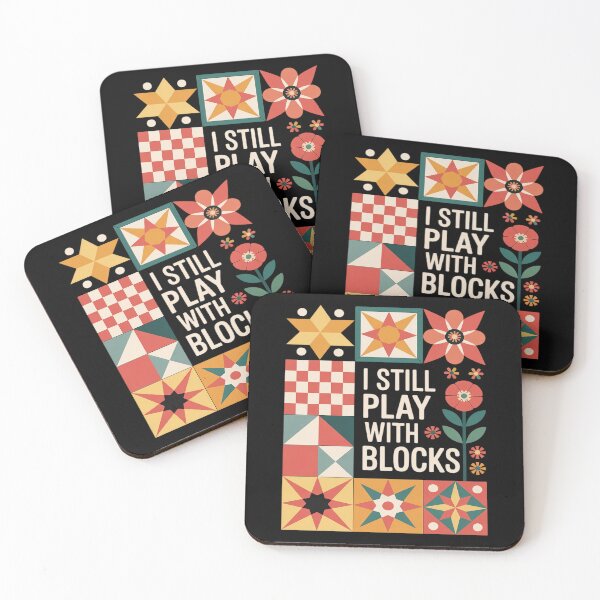 Item preview, Funny Quilting I Still Play With Blocks Quilting designed and sold by petrichorsworld.