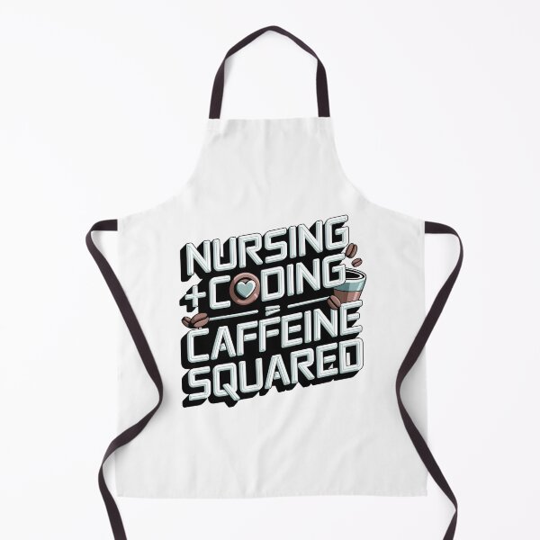 Item preview, Nursing + Coding = Caffeine Squared – Funny Informatics Nurse & Tech Lover designed and sold by CuteDesignables.
