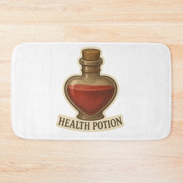 Item preview, Health Potion – “Heart of the Hero” designed and sold by AlcheArtsStudio.