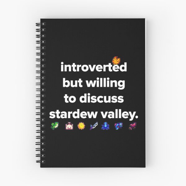 Item preview, Introverted But Willing To Discuss Stardew Valley designed and sold by Dorisate.