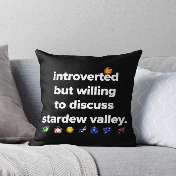 Item preview, Introverted But Willing To Discuss Stardew Valley designed and sold by Dorisate.