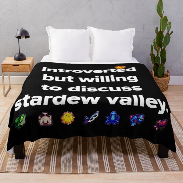 Item preview, Introverted But Willing To Discuss Stardew Valley designed and sold by Dorisate.