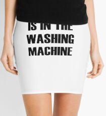 Cape superhero cape washing machine Mini Skirt