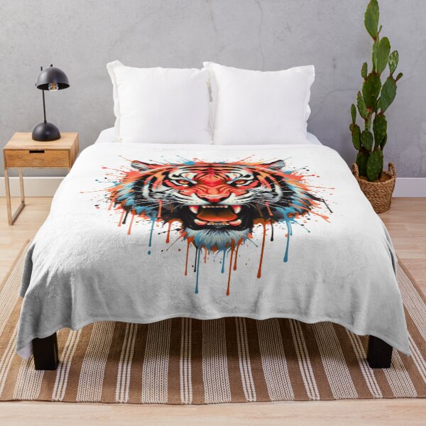 Item preview, Roar of the Wild – Splash Art Tiger designed and sold by Kavya Art.
