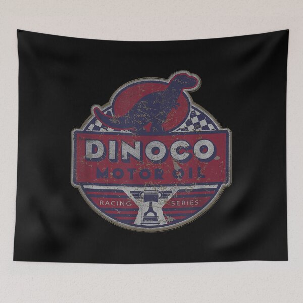 Item preview, Disney Pixar Cars Dinoco Motor Oil Faded Sign  designed and sold by Elsa Skyler.
