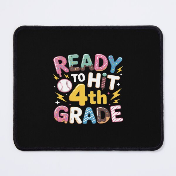 Item preview, Funny Ready To Hit 4th Grade Baseball Donut designed and sold by petrichorsworld.