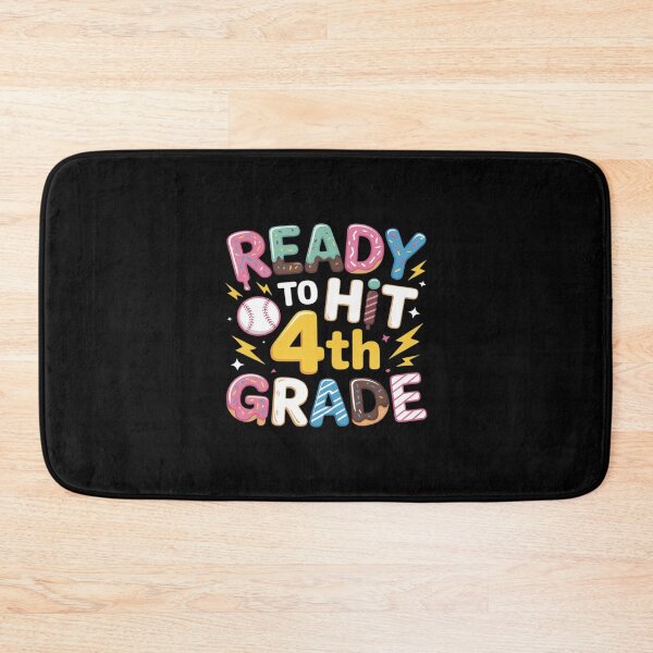 Item preview, Funny Ready To Hit 4th Grade Baseball Donut designed and sold by petrichorsworld.