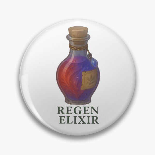Item preview, Rejuvenation Potion — “Regen Elixir” designed and sold by AlcheArtsStudio.