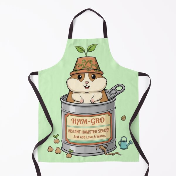 Item preview, "Ham-Gro – Grow Your Own Hamster! Funny Cartoon Pet & Plant Mashup designed and sold by VibeNationArt.